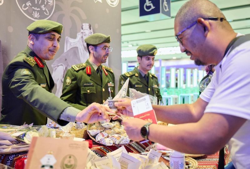 Saudi Passports Directorate celebrates Saudi Founding Day at Kingdom's entry points